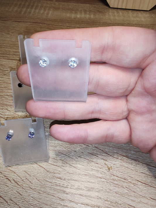 Cubic Zirconia Stud Earrings
