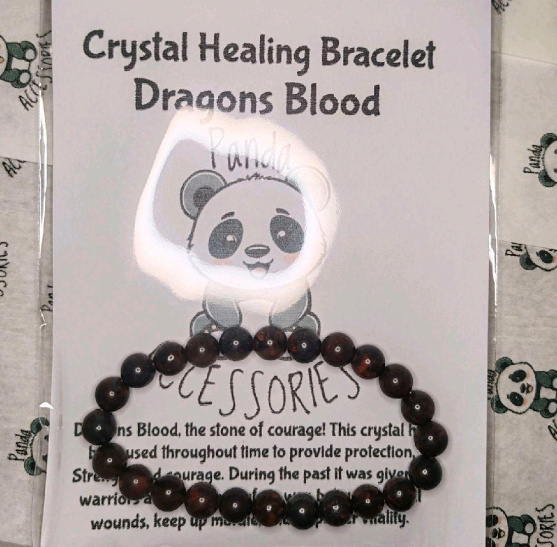 Dragons Blood Natural Crystal Healing Bracelet