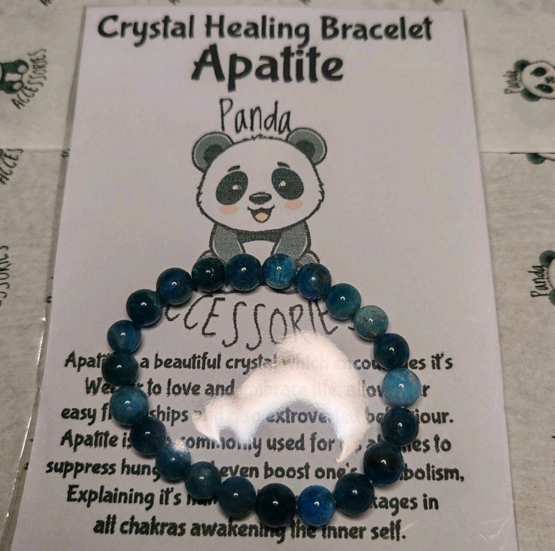 Apatite Natural Crystal Healing Bracelet