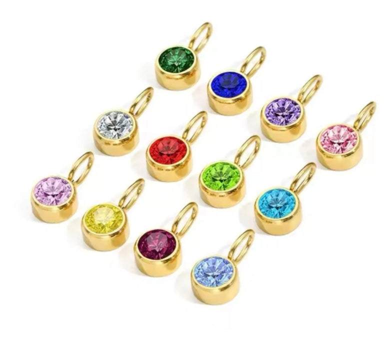 Birthstone Charm Necklace